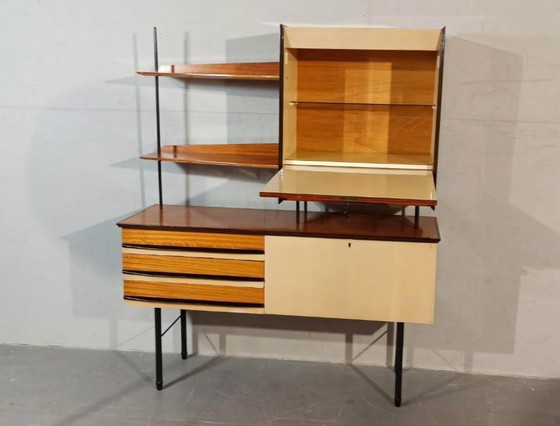 Image 1 of Vintage Italian glossy highboard