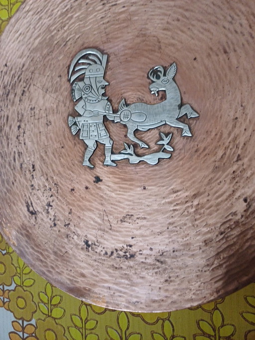 Vicky industria Peruana copper plate