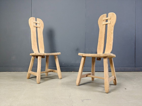 Image 1 of Vintage eetkamerstoelen van Depuydt, België, set van 6 - jaren 1960