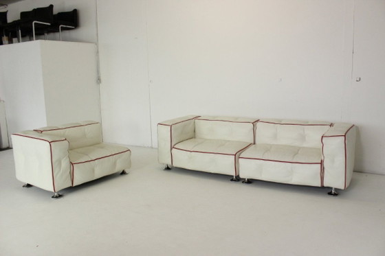 Image 1 of Bretz Don Corleone leather corner sofa designer couch