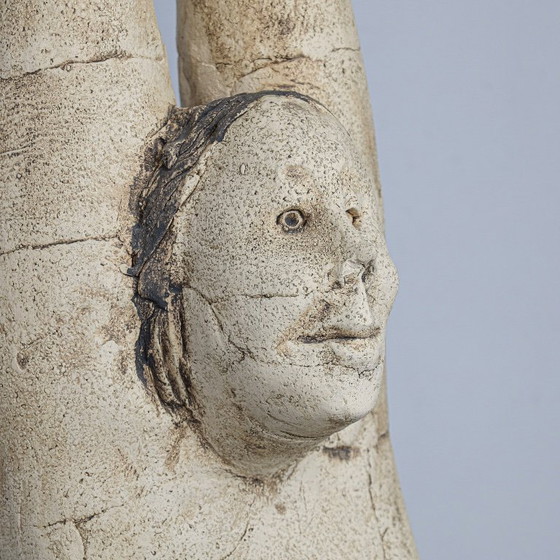 Image 1 of Staande vrouwenfiguur van Sjer Jacobs, Nederland, jaren 1990