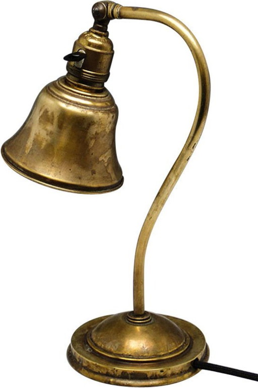 20th Century Art Nouveau Bedside Table Lamp, 1890s – tafellampen, Brass