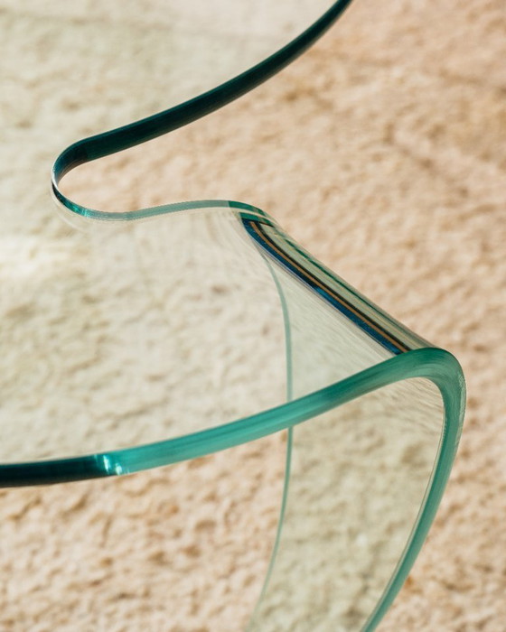 Image 1 of Mesa de cristal de FIAM Italia, años 80