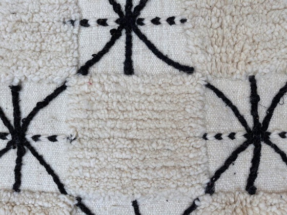 Image 1 of Tapis Beni Ouarain en laine authentique 200cmx150cm