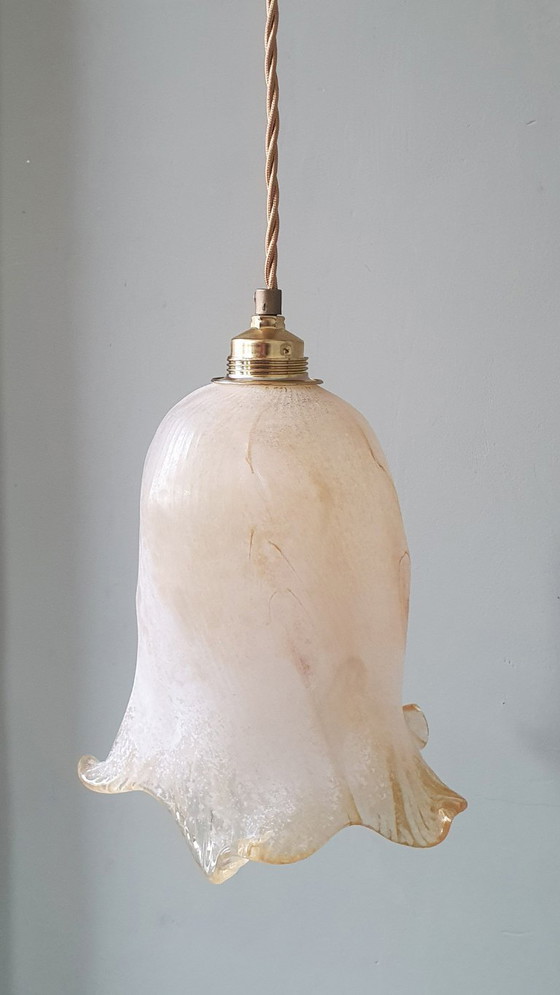 Image 1 of Set van 2 Vintage Murano hanglampen - Mid Century - Italy
