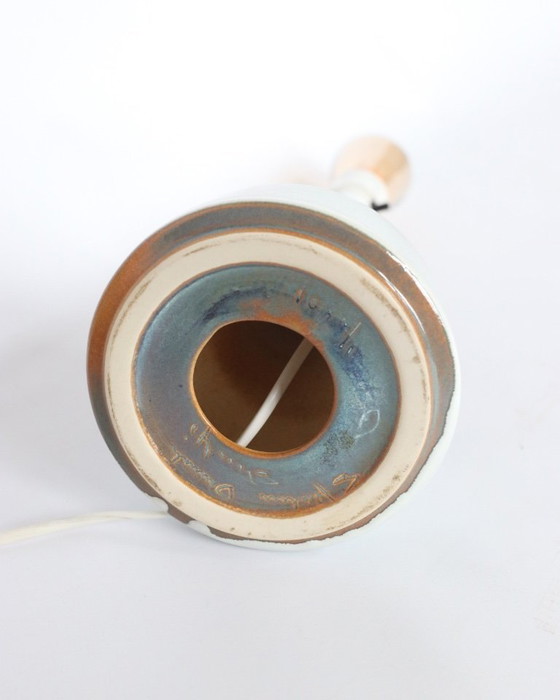Image 1 of Vintage Soholm ceramic table lamp 1080/1 Danish design Einar Johansen