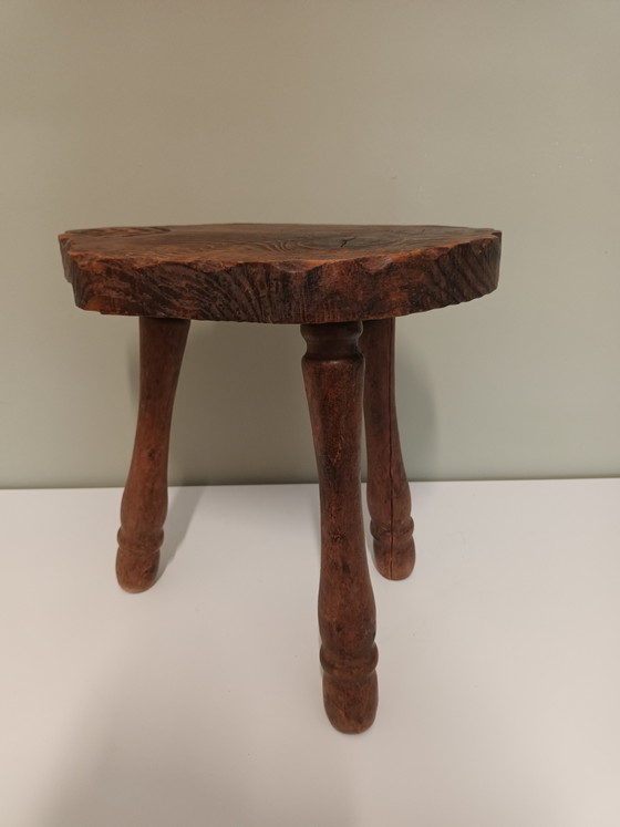 Image 1 of Spanish wooden stool