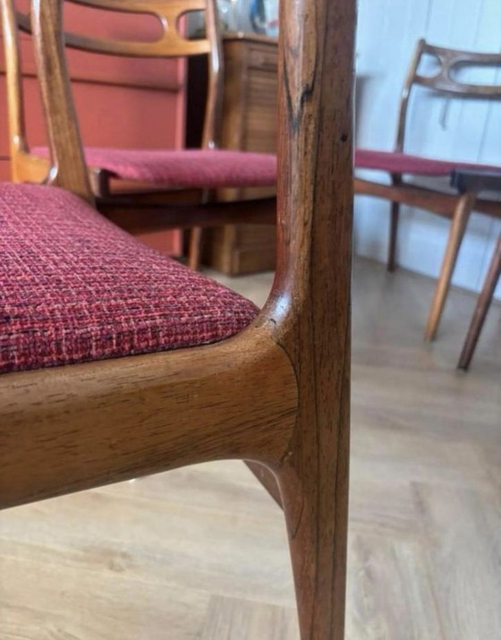 Image 1 of Deense eetkamerstoelen J. Andersen Uldum môbelfabrik