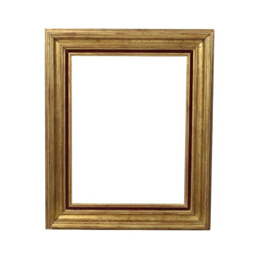 Cornice classica in legno color oro