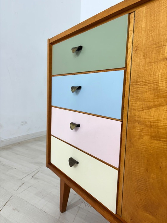 Image 1 of Vintage dressoir, ladekast, woonkamerkast, kledingkast