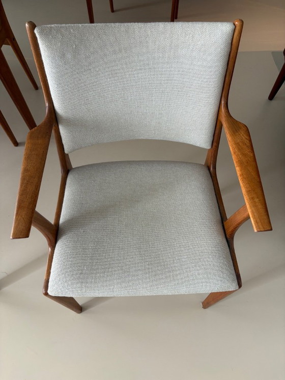 Image 1 of 5 sillas de comedor modernas de mediados de siglo de Johannes Andersen Uldum