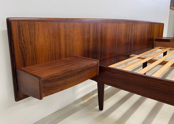 Image 1 of Letto galleggiante in palissandro danese di Sannemans Møbelfabrik