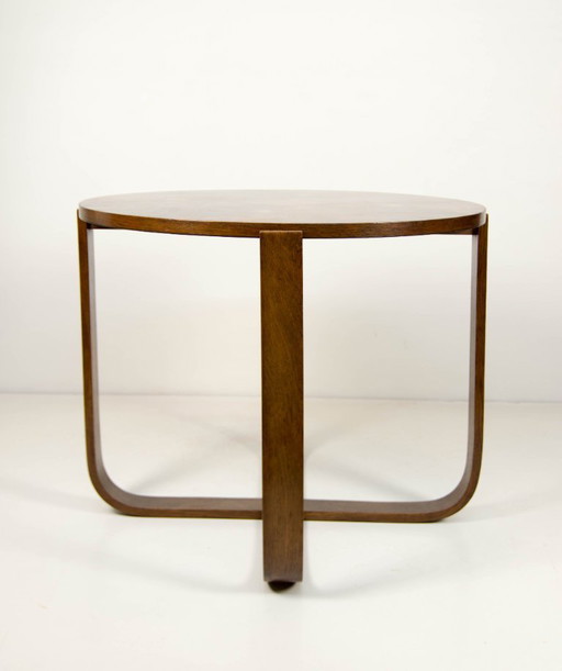 Mesa de centro Art Déco H-168 de Halabala para UP Zavody, década de 1930.