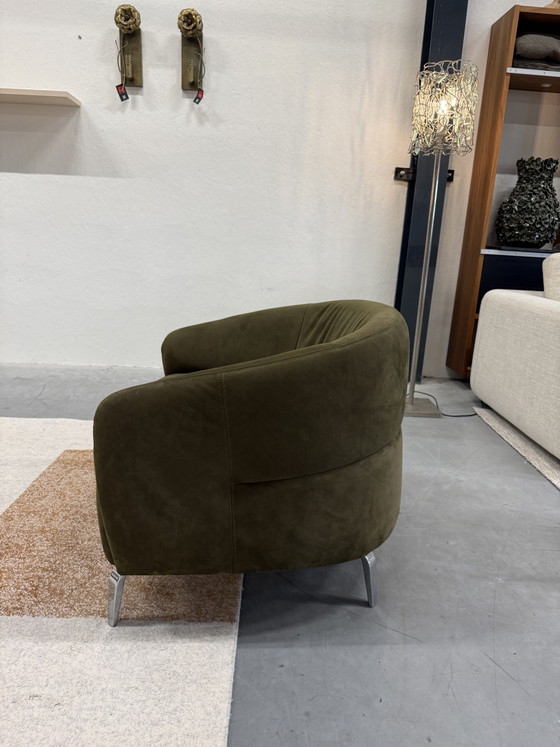 Image 1 of Gelderland 10040 Poltroncina Blend in pelle verde