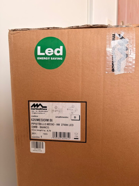Martinelli Luce Pipistrello Lámpara Mediana Nueva En Caja – Lámparas de mesa, Metal (photo 3 of 5)