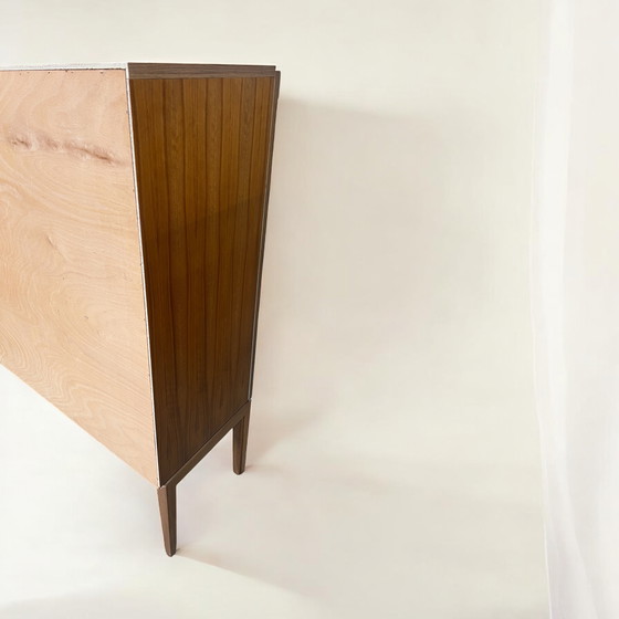 Image 1 of Palette Möbelwerk - German Mid - Century highboard from the 1972s with proof of delivery and brand label