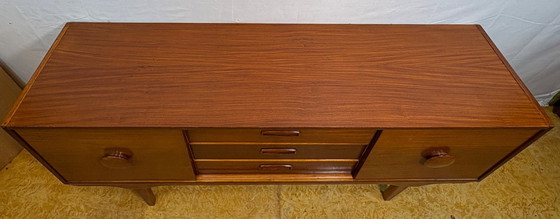 Image 1 of Mid Century Retro Teak Sideboard by Beautility (Circa 1960)  A stunning mid century modern teak sideboard by Beautility