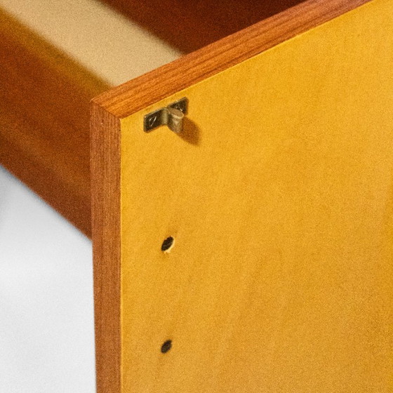 1x 1960s Vintage Teak Sideboard with Drawers in Scandinavian Style – Wood (photo 20 of 27)
