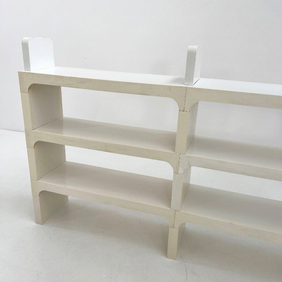 Image 1 of Witte modulaire plank van Olaf Von Bohr voor Kartell, jaren 70