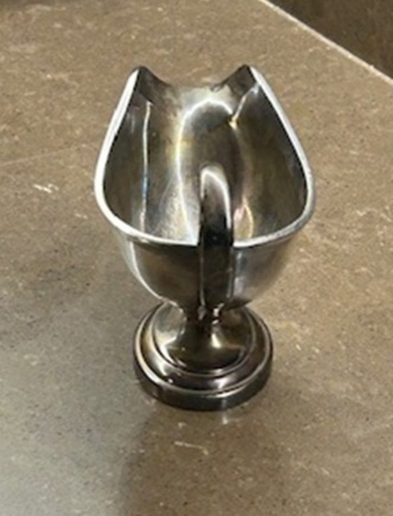 Image 1 of Zwaar verzilverde sauskom