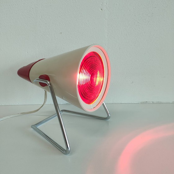 Philips Infraphil Kl7500 Jahre '46-'65, Tischlampen, Metall, Kunststoff, Creme, Vintage (Foto 5 von 15)