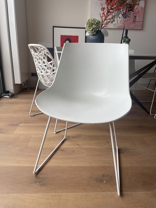 4 MDF Italia Flow design eetkamer Stoelen