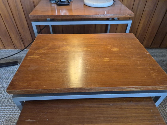 Image 1 of Mini set, nesting tables 1960s, Cees Braakman