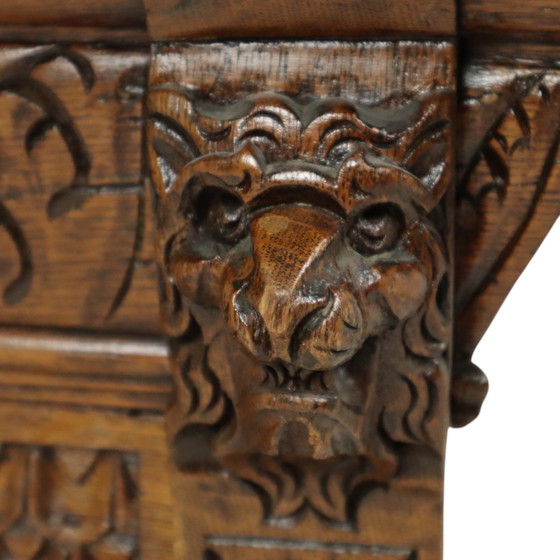 Image 1 of Antique Bench Oak Church