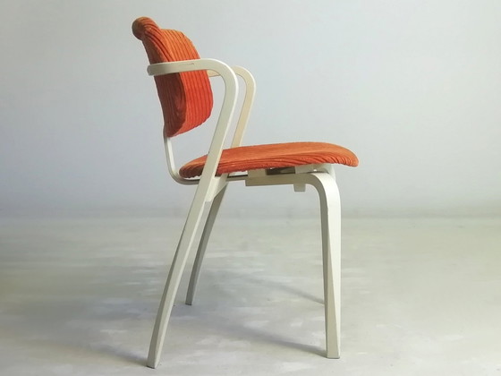 Image 1 of Orig. Asko Ilmari Tapiovaara Aslak Sedia 1946 FIN anni &#39;70 Sedia Arancione Artek