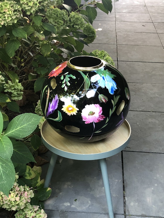 Image 1 of Vibe Art Hand-Painted Vase New!