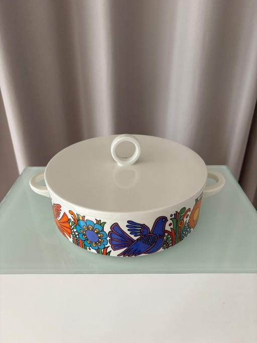 Vintage Villeroy & Boch Acapulco Servierschale mit Deckel – tafelaccessoires, Ceramic