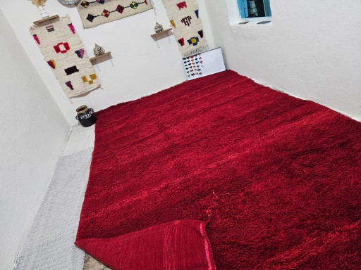 Großer, handgeknüpfter marokkanischer Vintage-Teppich, Unikat, 357 cm x 225 cm – vloerkleden en tapijten, Wool (photo 2 of 8)
