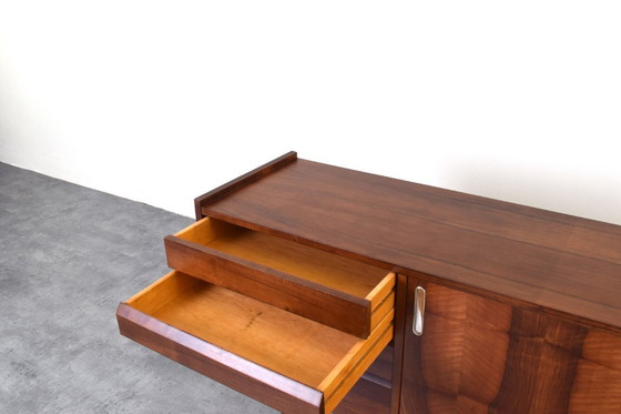 Image 1 of Mid-Century Polish Walnut Sideboard from Bytomskie Fabryki Mebli, 1960s.