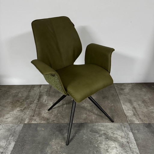 Moss Tripod set of 4 – Bert Plantagie, eetkamerstoelen, Plastic, Textile