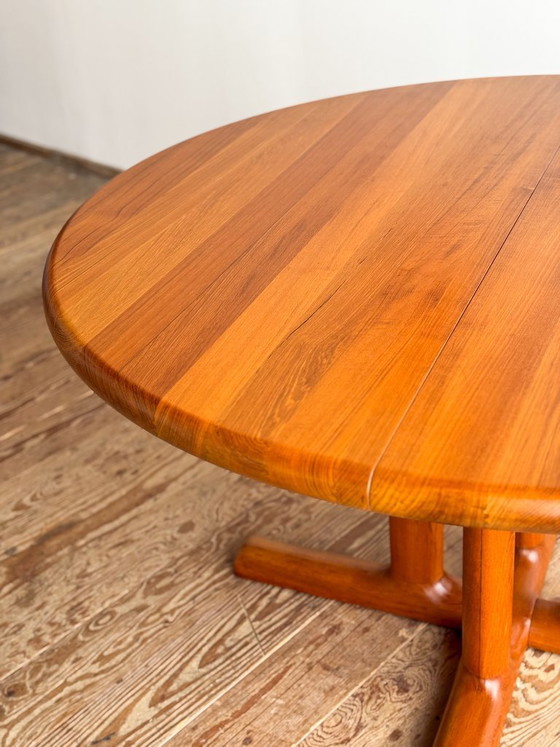Image 1 of Deense uitschuifbare eettafel van teakhout van Dyrlund