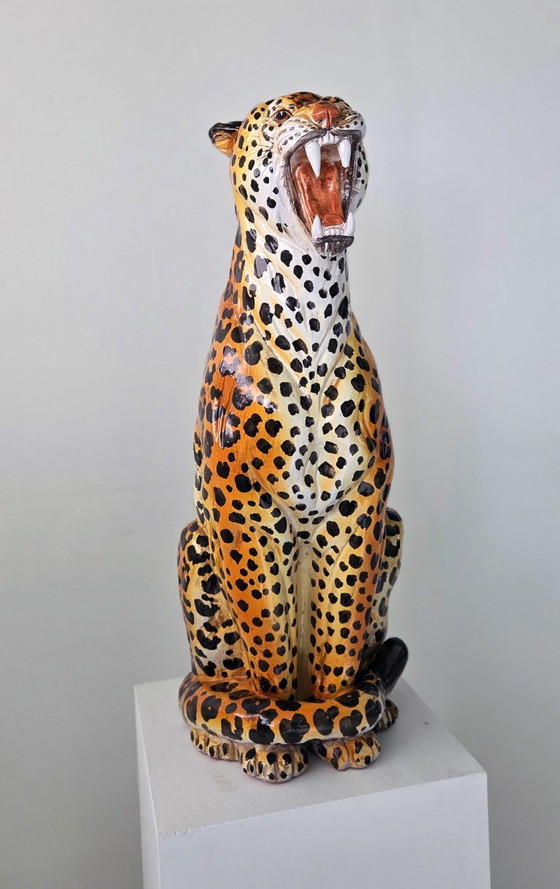Image 1 of Vintage Keramieken Luipaard