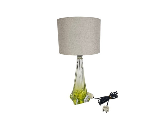 Image 1 of Christalleries de Val St Lambert - Belgio - cristallo - trasparente - verde - anni '70