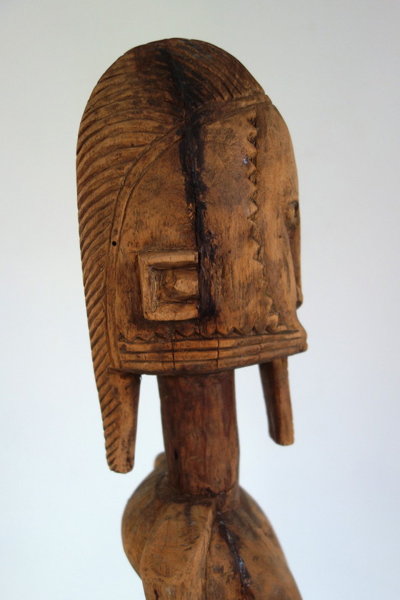 Image 1 of Statue N°2 d'Ancêtre Hermaphrodite Dogon Bombou-Toro (Mali)