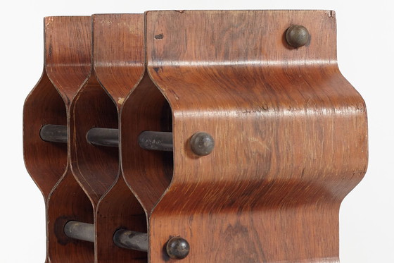 Image 1 of Torsten Johansson AB Formträ Wine rack Swedish 1960s