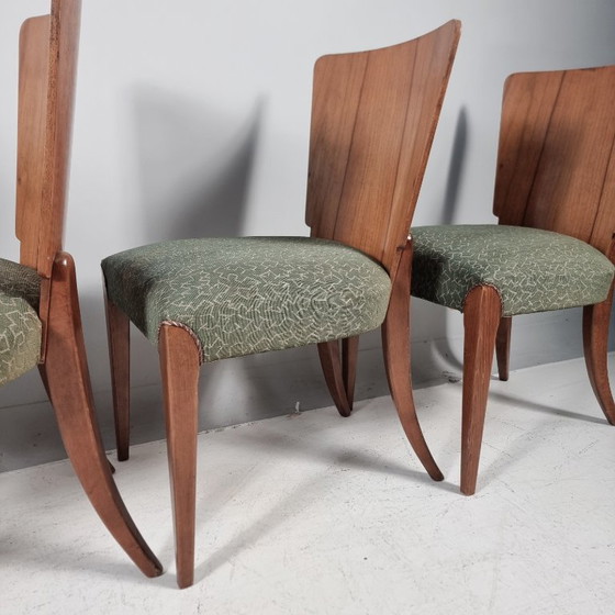 Ensemble Chaises et Table de Jindřich Halabala pour Up Zavody, années 1940 – Salles à manger complètes, Wood (photo 13 of 14)