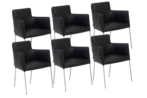 LABEL vandenberg Tiba, ensemble de 6 chaises de salle à manger