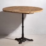 Antiker runder Bartisch (ca. 1920) #2 – Gartentische, Wood, Iron (photo 6 of 13)