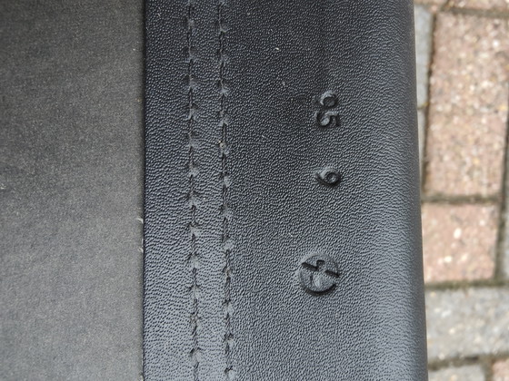 Image 1 of Sedia a slitta nera stile Bauhuis Mart Stam