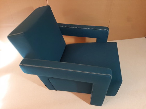 Image 1 of CASSINA 637 UTRECHT fauteuil (NIEUW, NOOIT GEBRUIKT) in 13L OTHANIO WOL met natuurlijke draadstiksels en paardenpunt