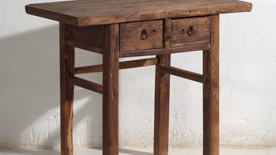 Consolle antica in legno di olmo – Cina, circa 1920 – Console, Iron (photo 3 of 40)
