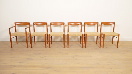 Image 1 of 6 x dining chair | Bramin | H.W. Klein | Teak | Restored
