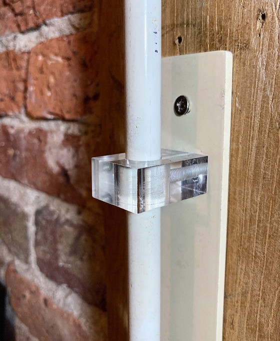 Image 1 of Grande lampada da parete ad arco Dijkstra in acciaio e acrilico