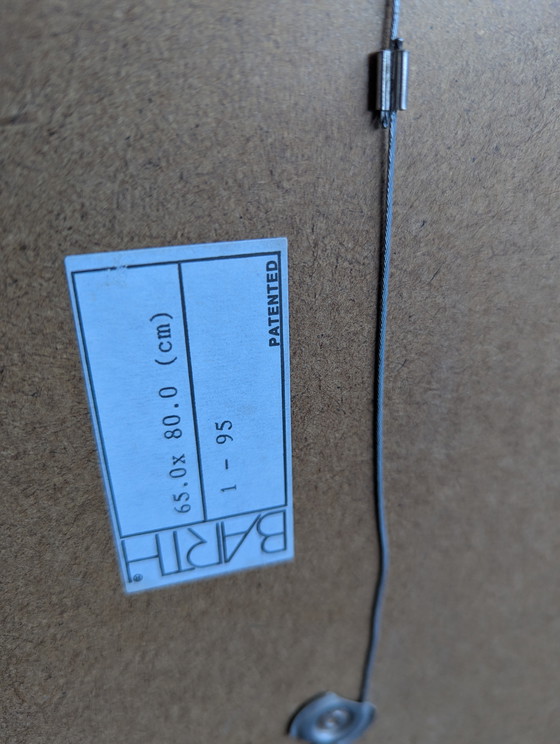 Image 1 of Abstract painting blue