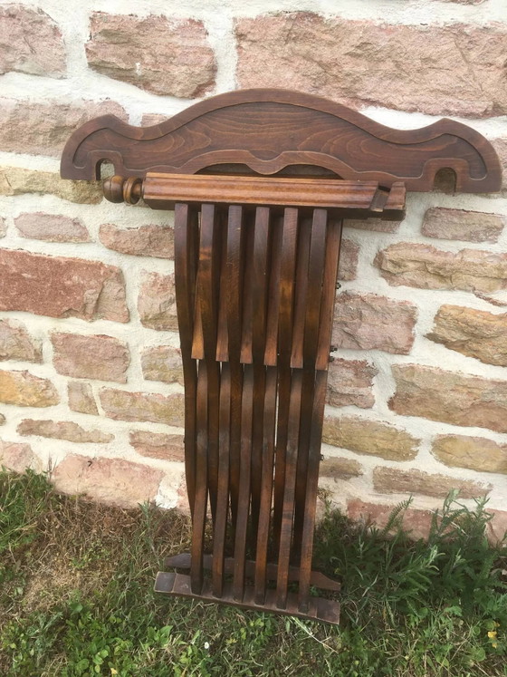 Poltrona Dagobert o curule pieghevole in noce – Poltrone, Vintage (photo 9 of 10)