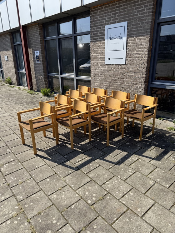 Image 1 of 10 sedie vintage in compensato anni '80